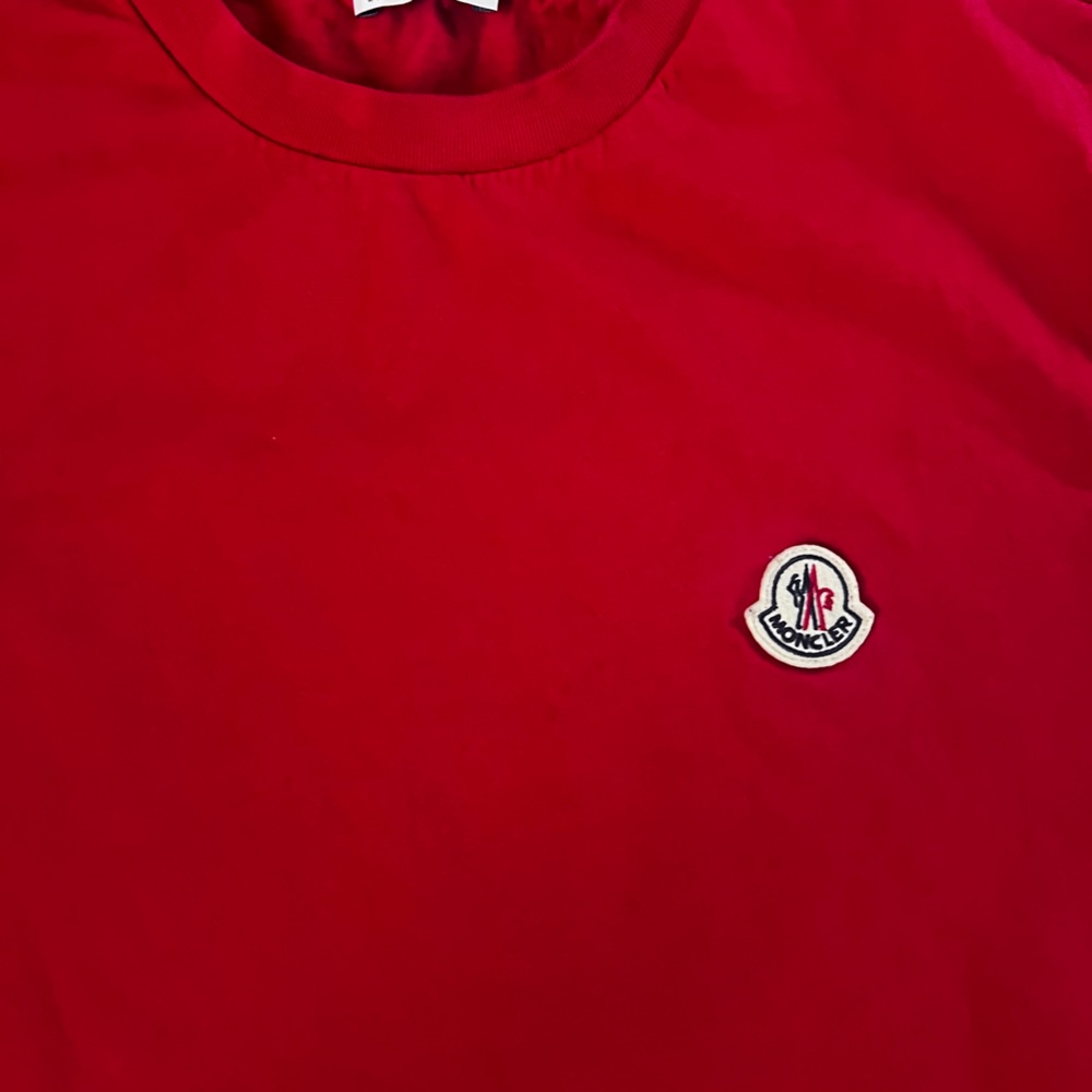 Moncler Red Men's Shirt